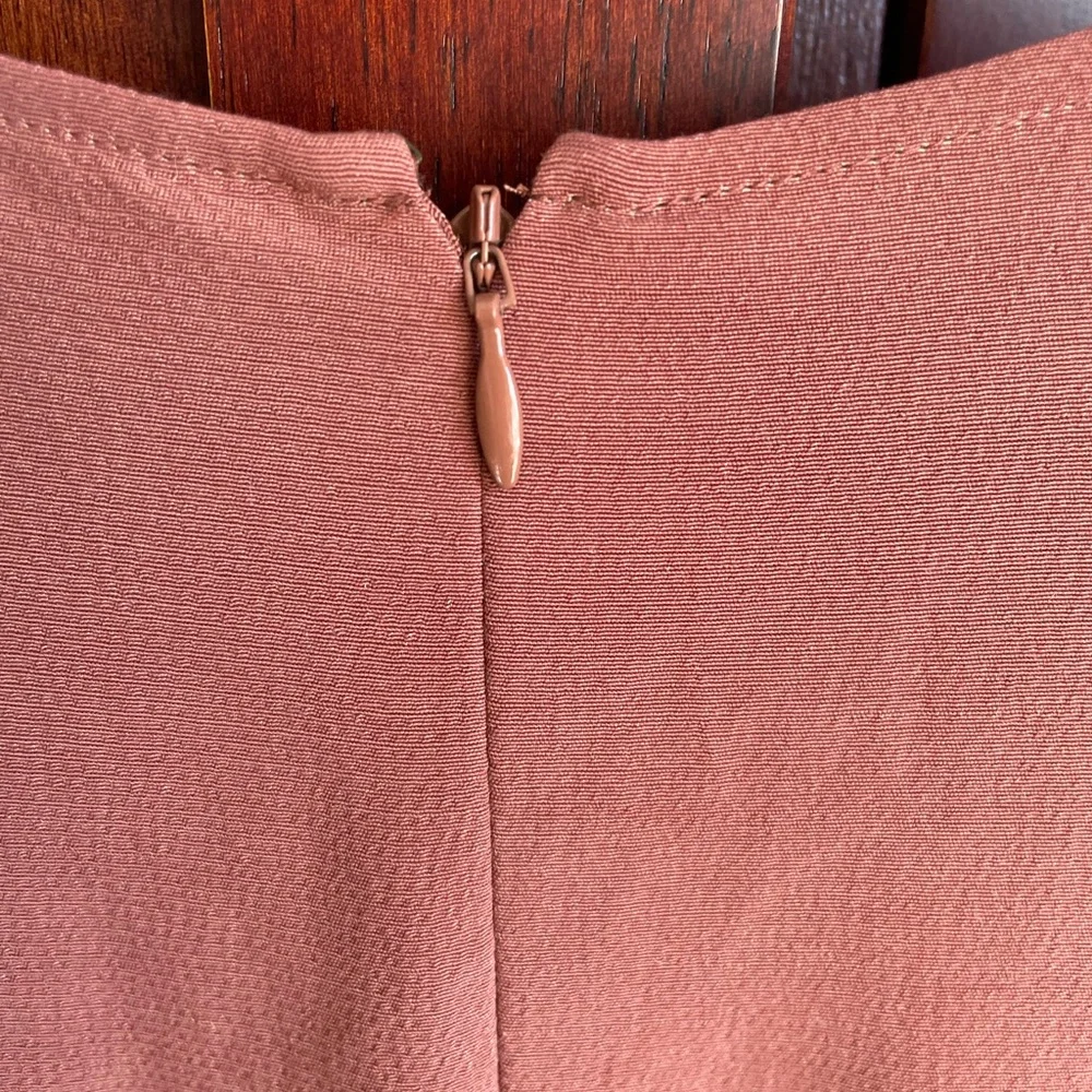 Eileen Fisher Rust Cropped Surplice Jumpsuit